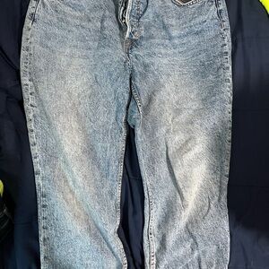 H&M Light Blue Relaxed Fit Jeans